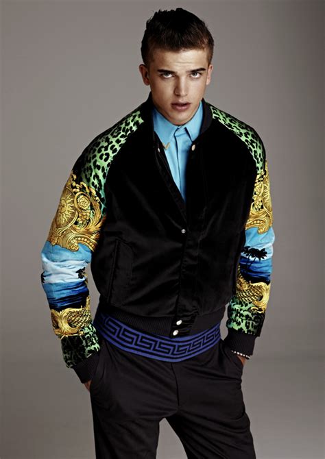 versace x h&m jacket|Versace for h and m.